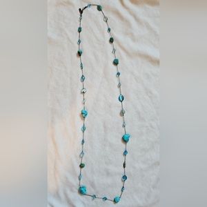 Dabby Reid long turqiouse necklace